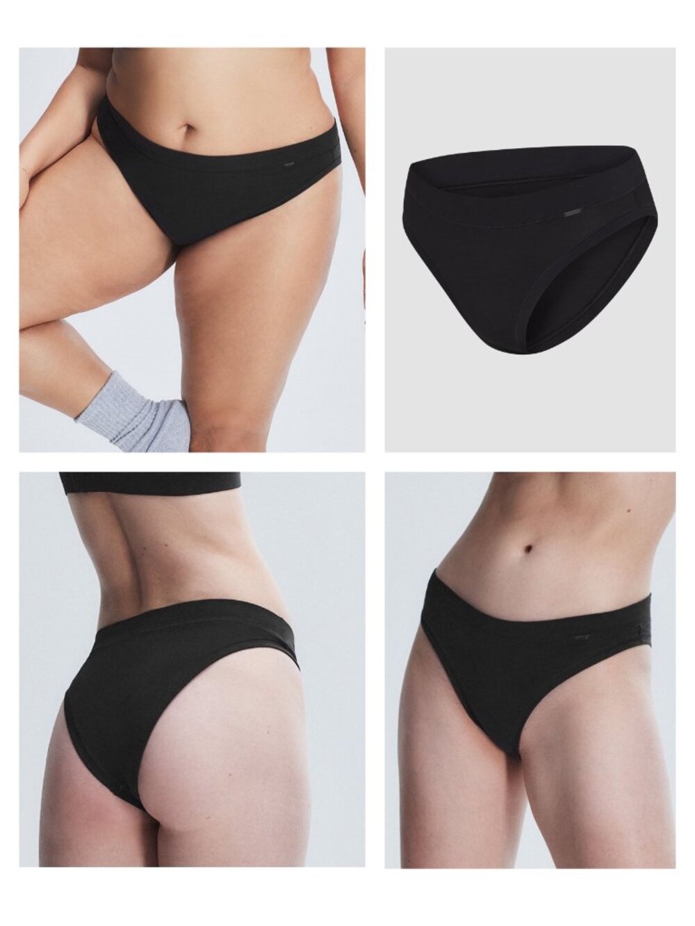 New Savage X Fenty Cotton Essentials Cheeky Panty Black Size 1X